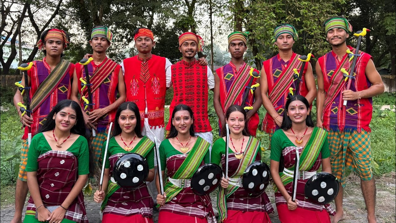 Rabha Farkanti dance 2nd position. Guwahati University youth festival . Biswanath college 