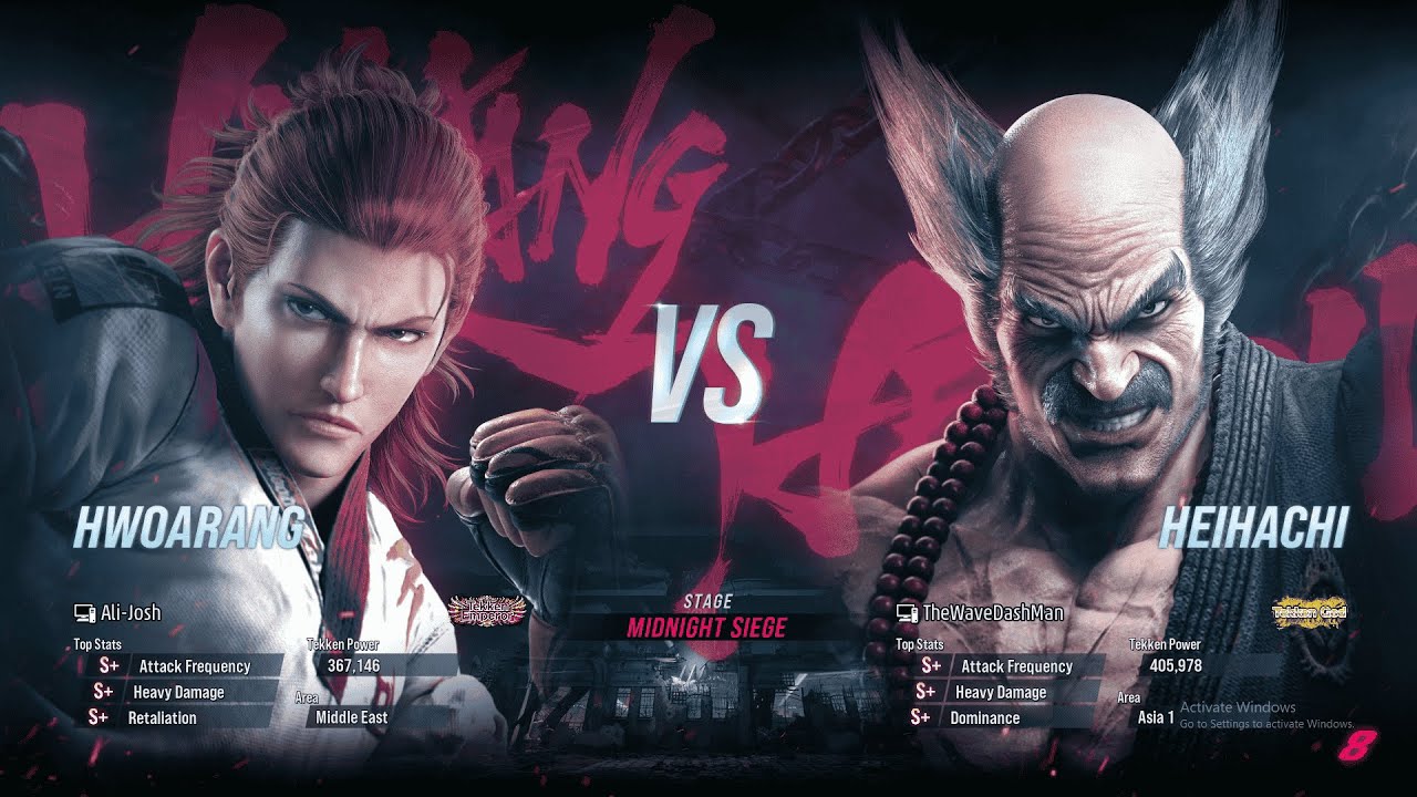 Tekken 8 S2 I Hwoarang (Ali Josh) vs Heihachi (TheWaveDashMan) I Tekken Rank Match