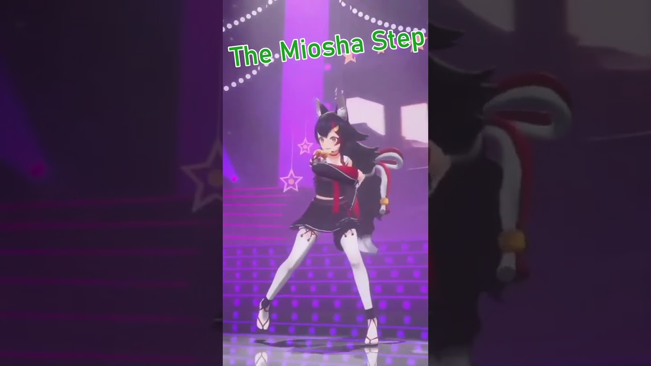 Help, I can't stop watching the Mio-sha Step [Hololive/Ookami Mio] 
