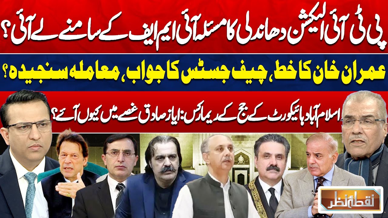 Imran Khan Letter To CJP Yahya Afridi | Ayaz Sadiq Repply To Justice Mohsin | Gandapur Nuqta e Nazar