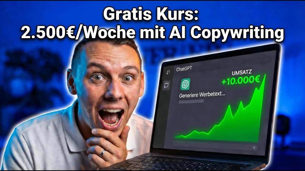 GRATIS Kurs: Verdiene 2.500€/Woche mit AI Copywriting