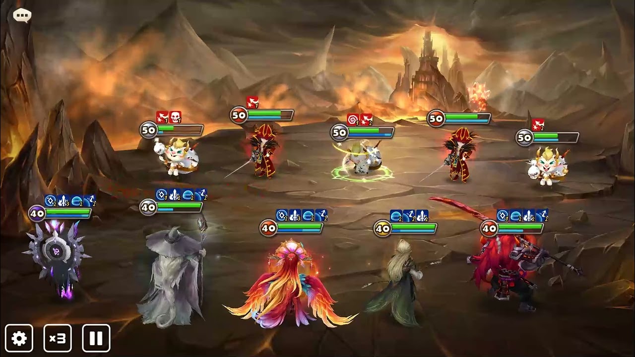 Summoners War Mordor Land of the Shadow HELL Stage 4