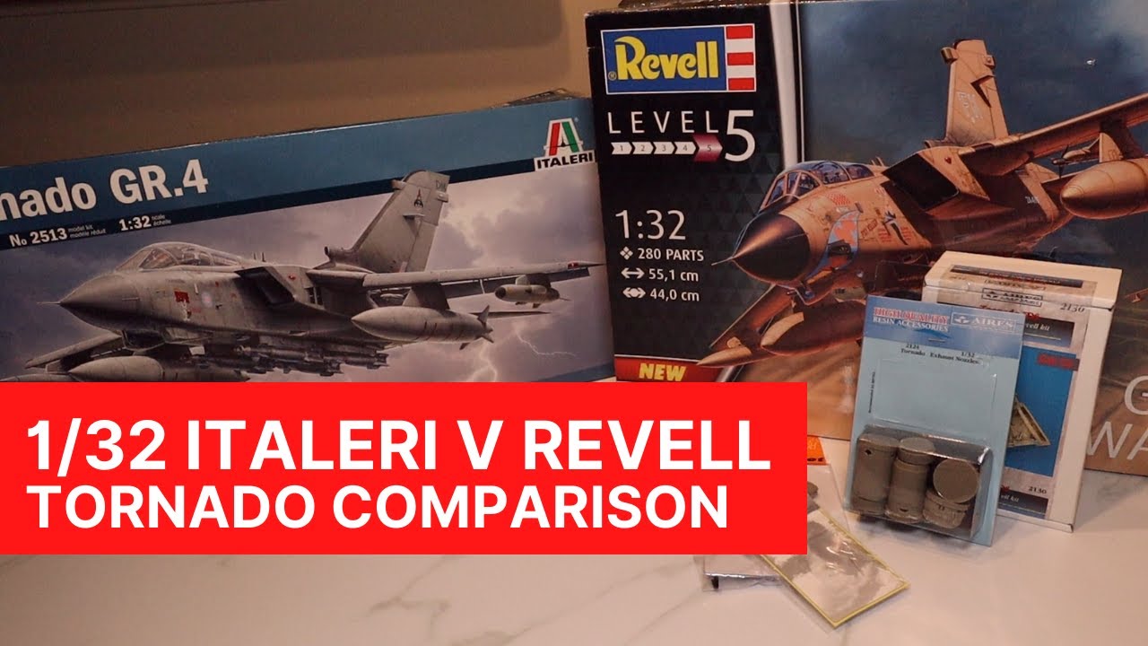 Is the 1/32 Italeri Tornado GR.4 worth the price? Comparison with the Revell kit