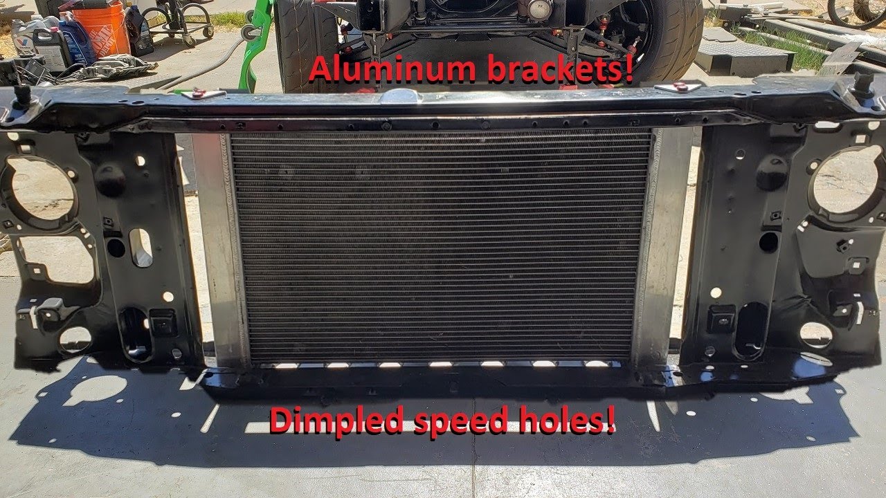 Modified core support for project Smog Legal + custom radiator supports