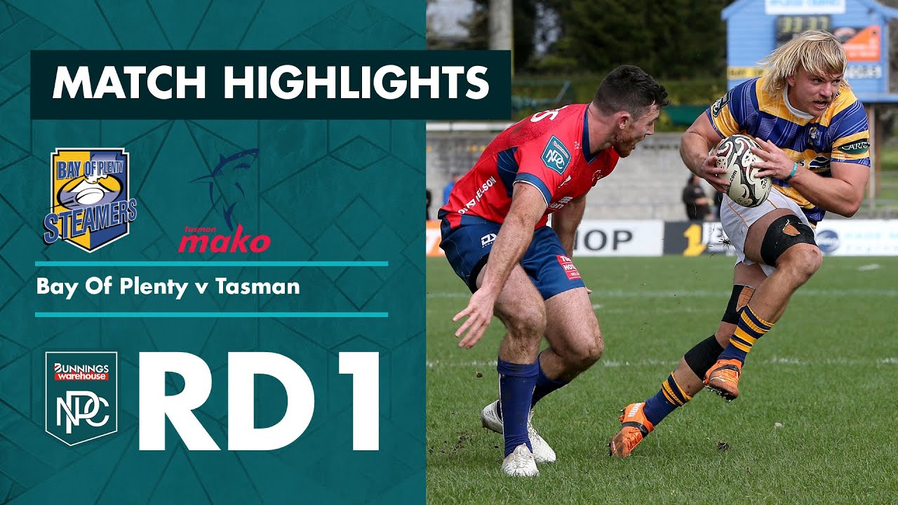 RD 1 HIGHLIGHTS | Bay of Plenty v Tasman (Bunnings NPC 2021)