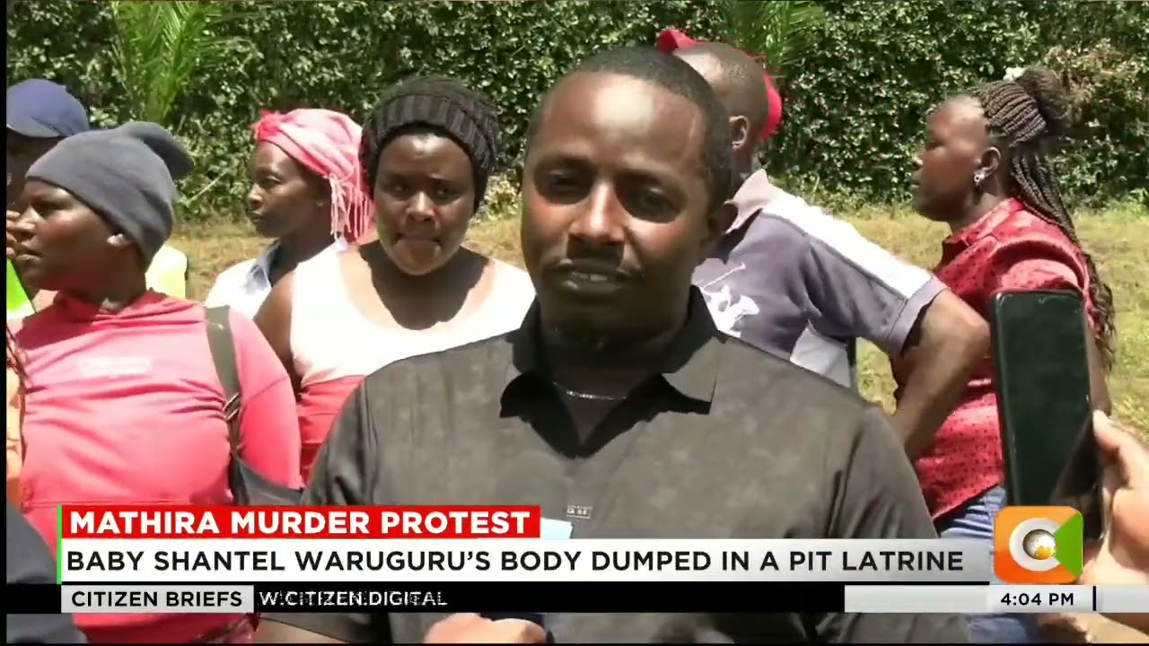 Kianjogu residents protest murder of a 9-year old girl