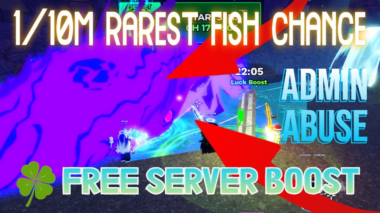 🔴 FREE SERVER BOOST UNLIMITED | NO ABSEN | NO AFK | NO SCRIPT | NO PT PT | NO DOBEL AKUN  [FISH IT]