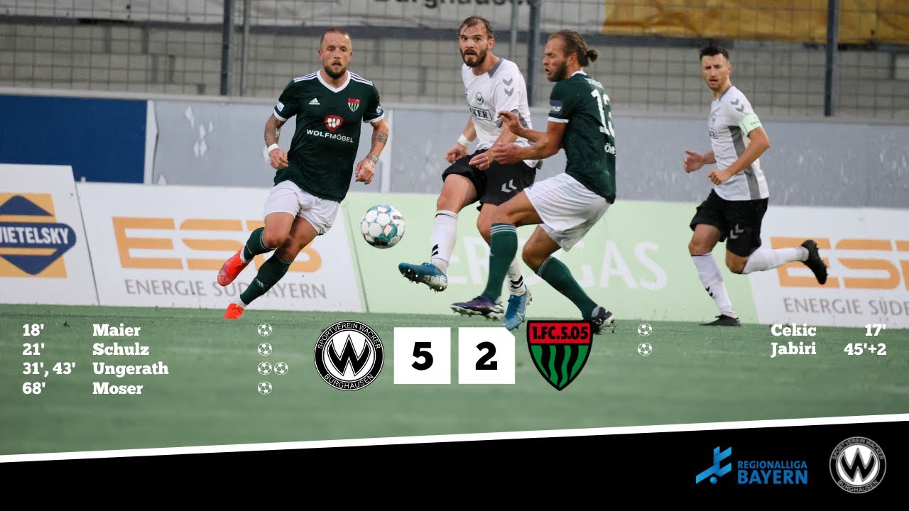 5. Spieltag: SV Wacker Burghausen - 1. FC Schweinfurt 05 (Saison 2021/2022)