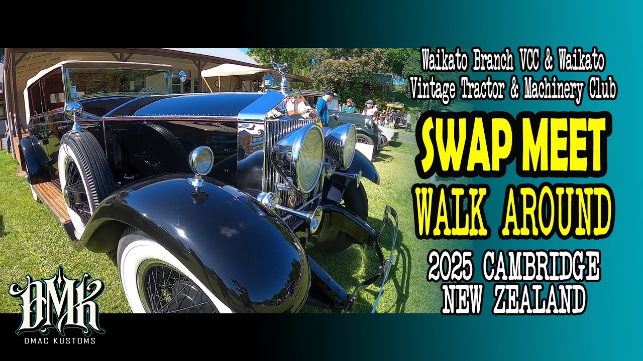 Прогулка по своп-встречам — Waikato Vintage Swap Meet 2025