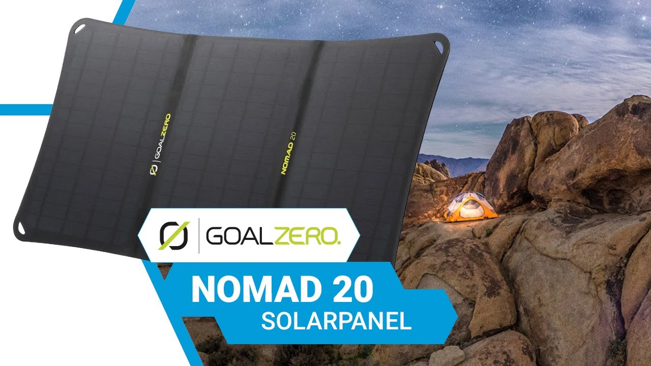 Goal Zero Nomad 20 Solarpanel presented by Jasper Jauch