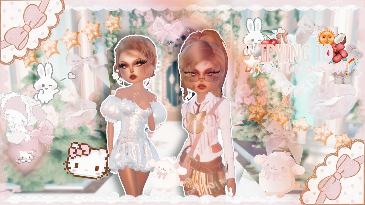 ranking up to TOP MODEL!!😝🥳🍰🌷🌺🦢✨* with voice * 