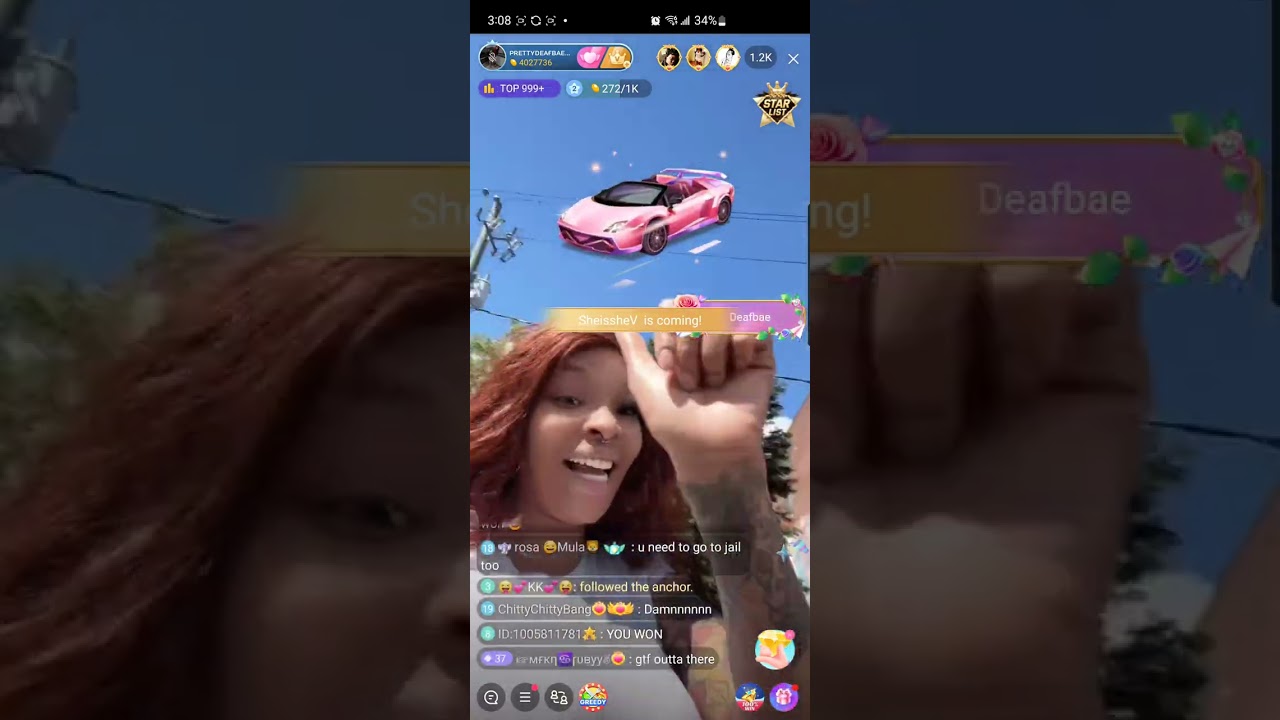 DEAFBAE RESISTS ARREST & RUNS FROM POLICE ON BIGO LIVE‼️‼️‼️‼️‼️ #deafbae #bigolive