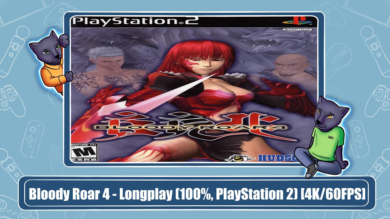 Bloody Roar 4 - Longplay (100%, PlayStation 2) [4K/60FPS]