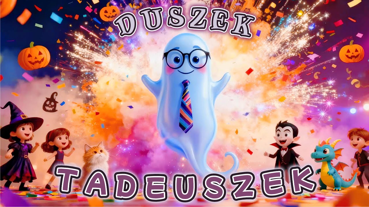 👻🎃 Duszek Tadeuszek &ndash; Wesoła Piosenka dla Dzieci na Halloween i Bal Przebierańc&oacute;w | NutkoBot 🤖