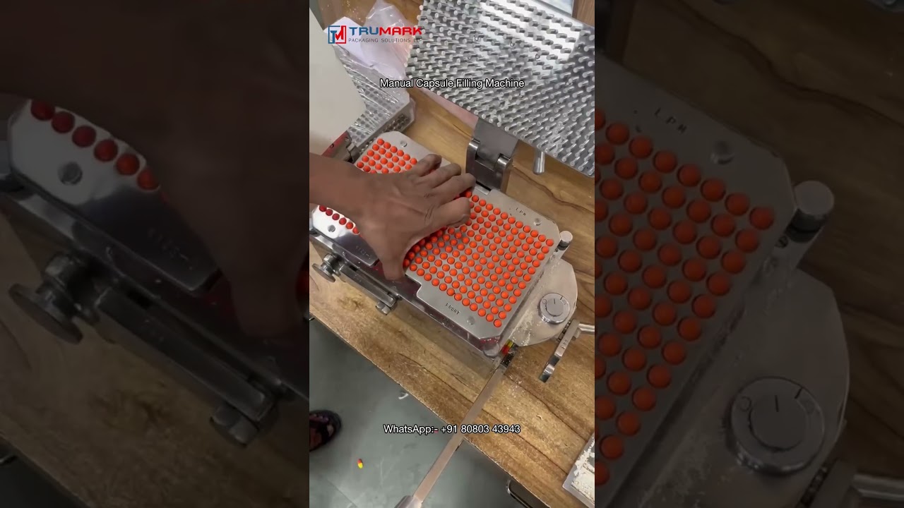 Manual 300-Hole Capsule Filler | Step-by-Step Capsule Filling Process 💊