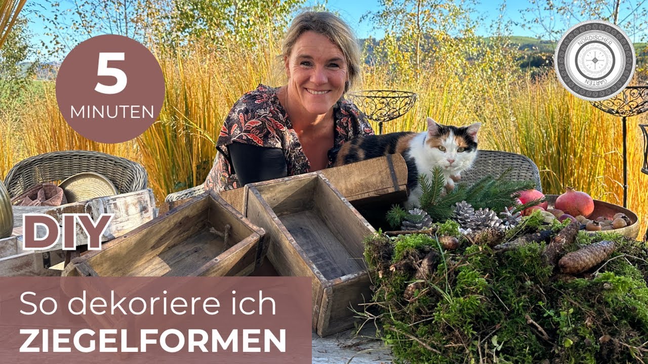 DIY - 5 VARIANTEN wie ich Ziegelformen WEIHNACHTLICH dekoriere
