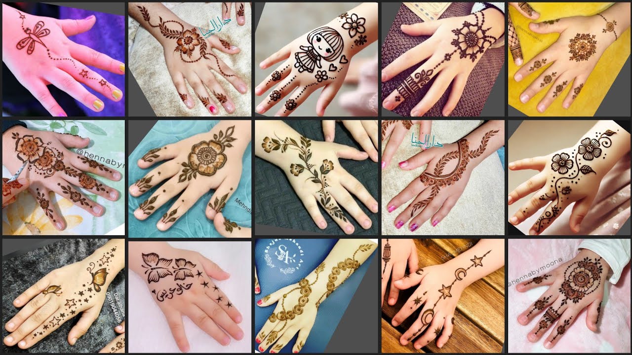 Mehndi Designs for kids / Very Easy Mehndi Design for kids / Simple Mehndi Designs / kids mehndi 