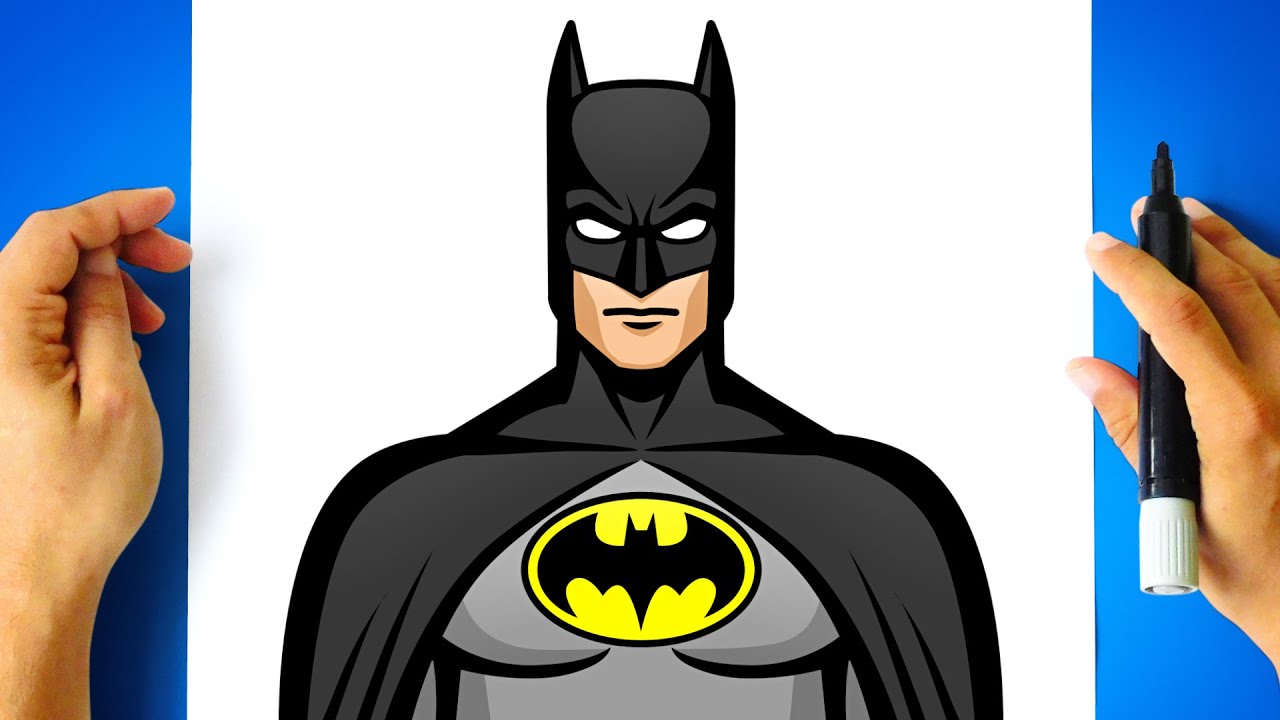 How to DRAW BATMAN step by step