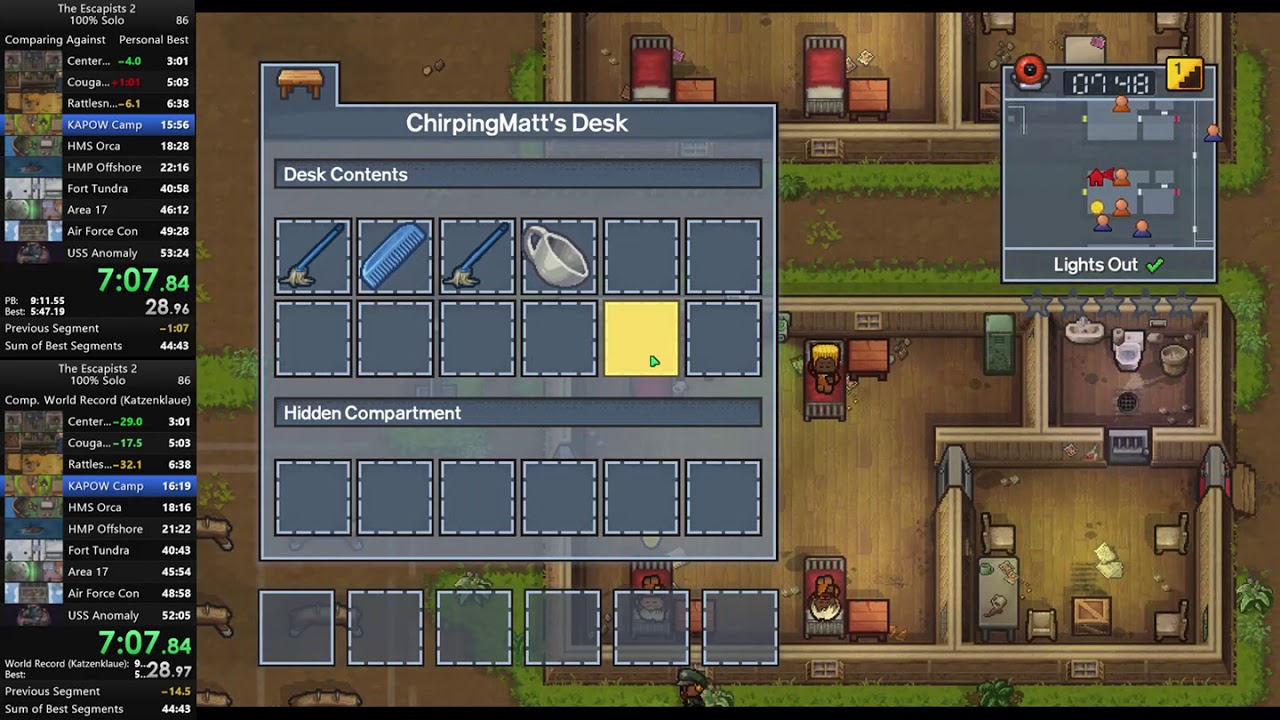 THE RUN! - The Escapists 2 100% Solo Speedrun 46:25.80 Old WR
