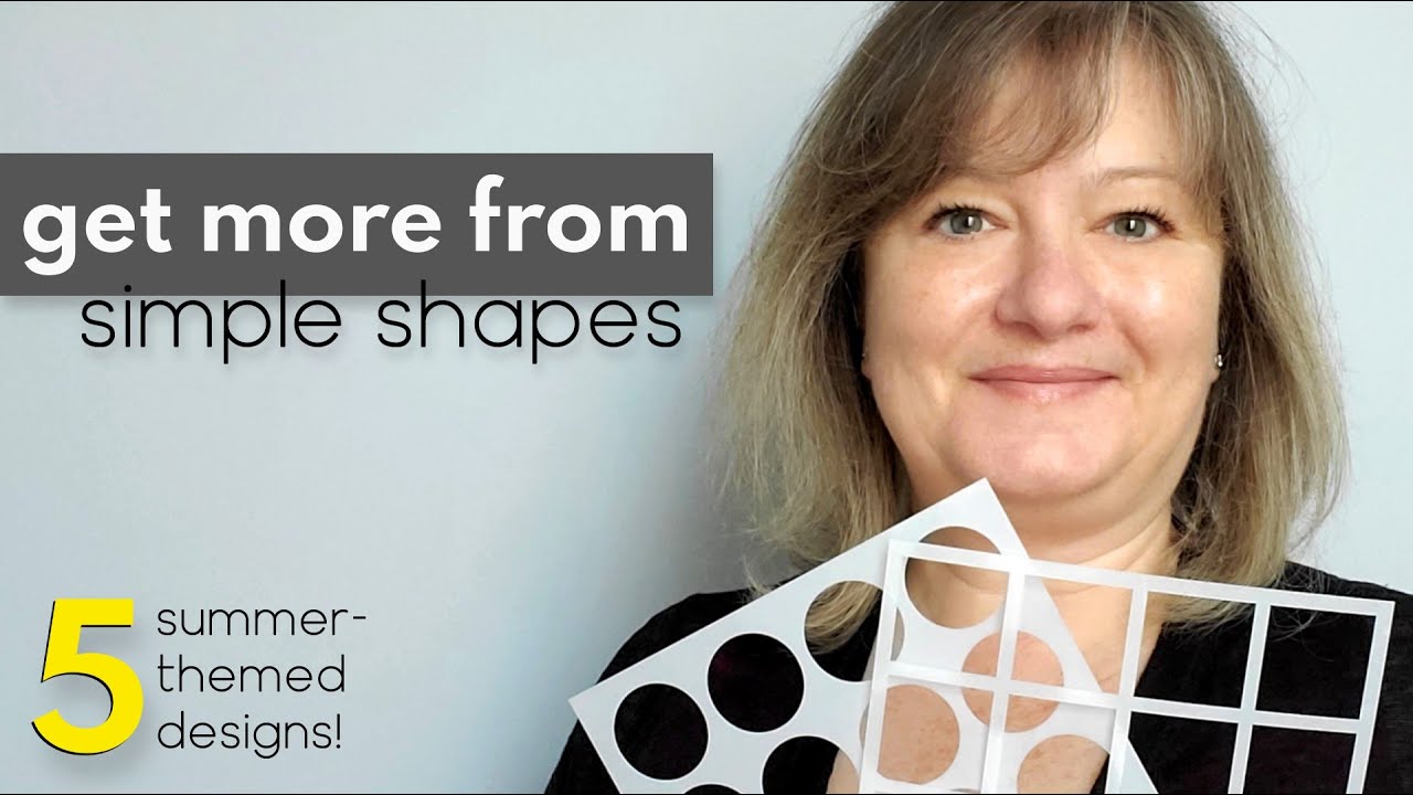 how to use SIMPLE SHAPES for AMAZING, GEOMETRIC design backgrounds