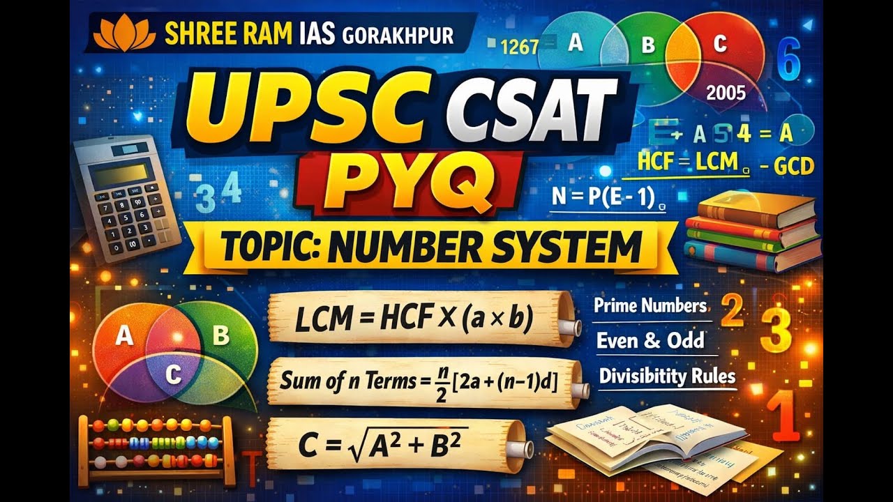 UPSC| CSAT| pyq| number system  | shree ram ias gorakhpur l-1