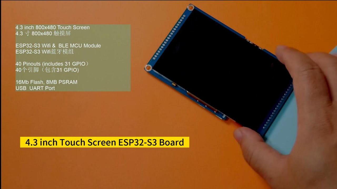 ESP32 Display: 4.3