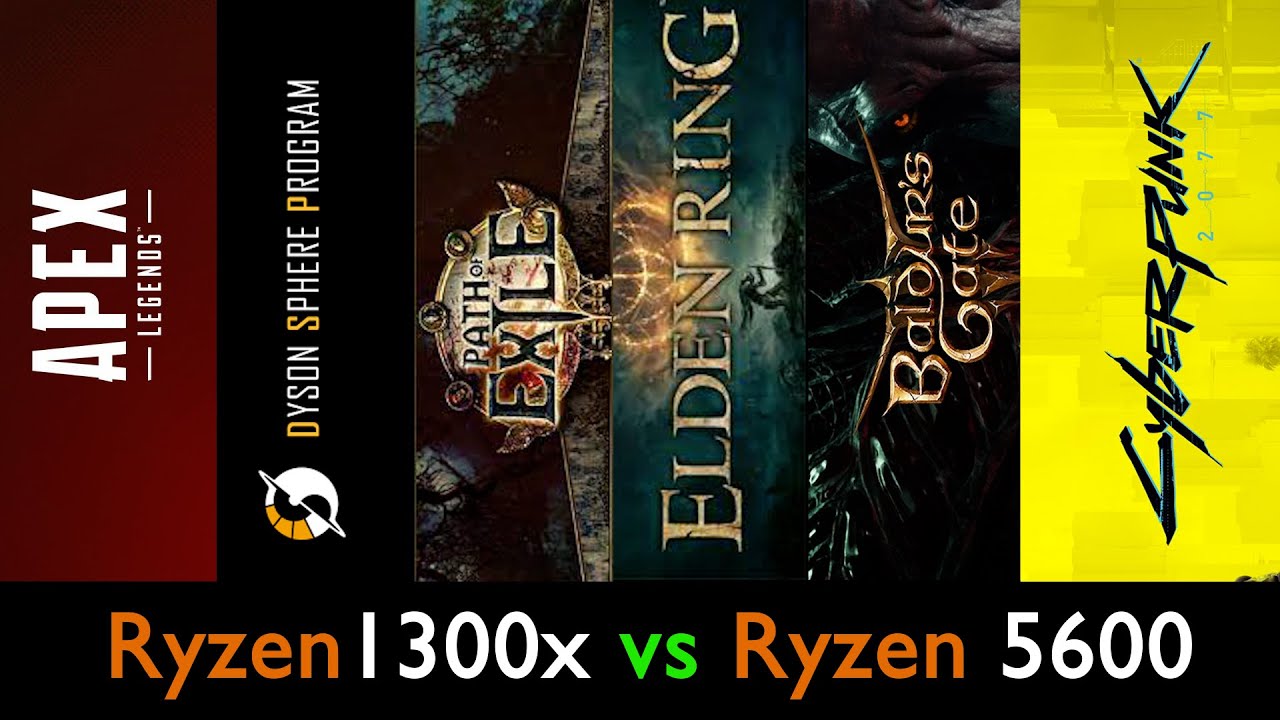 Ryzen 1300x vs Ryzen 5600 paired with 3060 Ti
