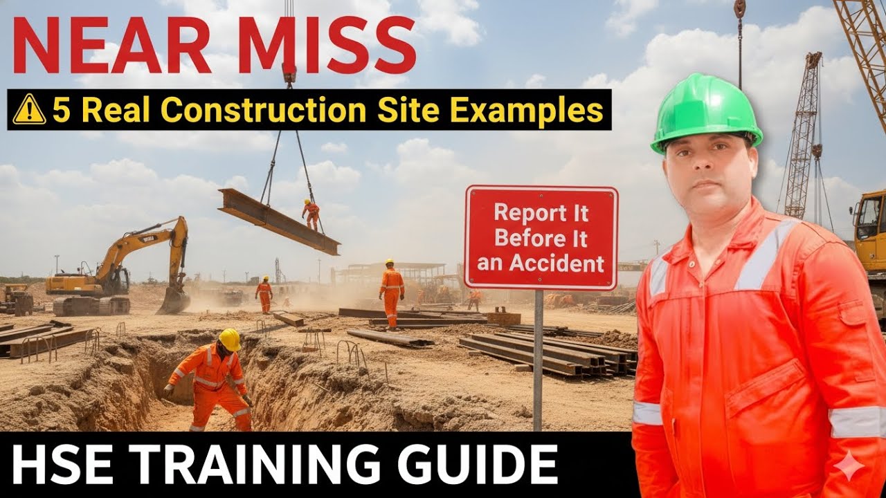 Near Miss Safety Training | What is Near Miss? Importance, Examples & Reporting | HSE Safety