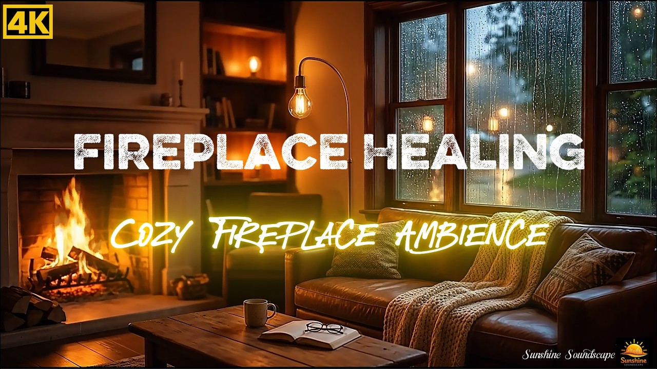 Fireplace Healing (60 Min) | Cozy Fireplace Ambience for Relax & Sleep