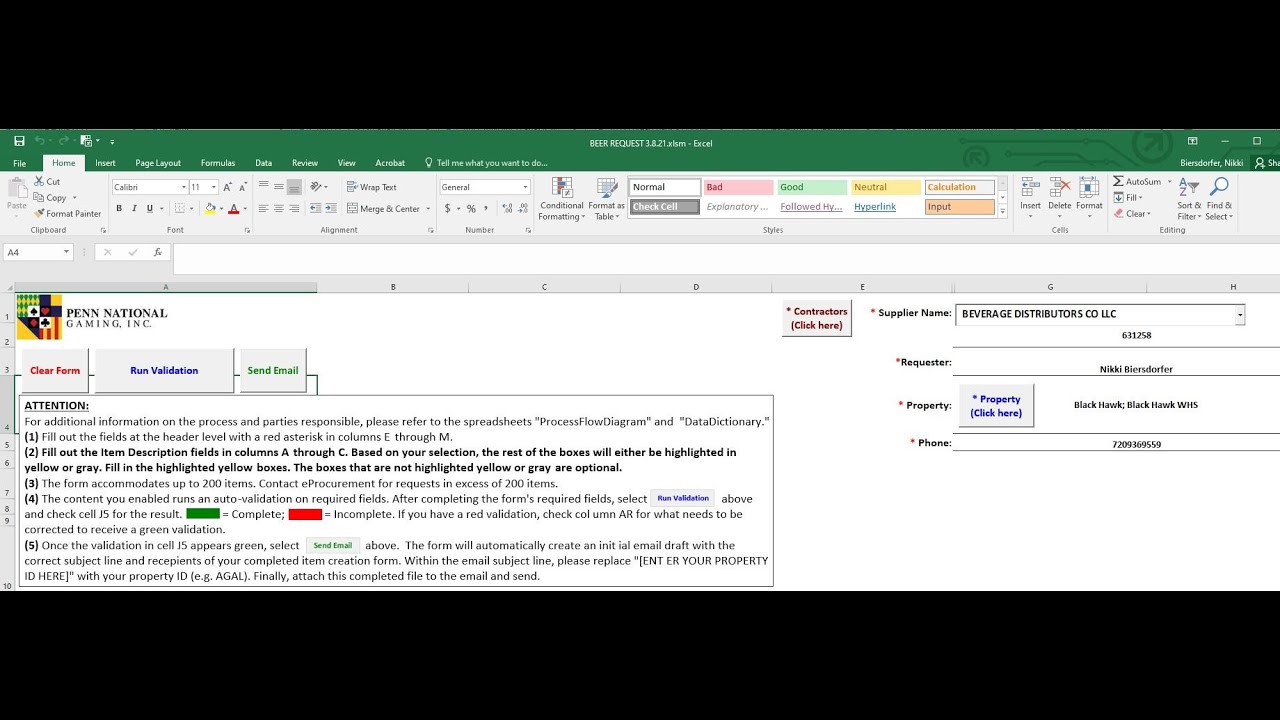 BUYER TRAINING: Using the Item Request Form