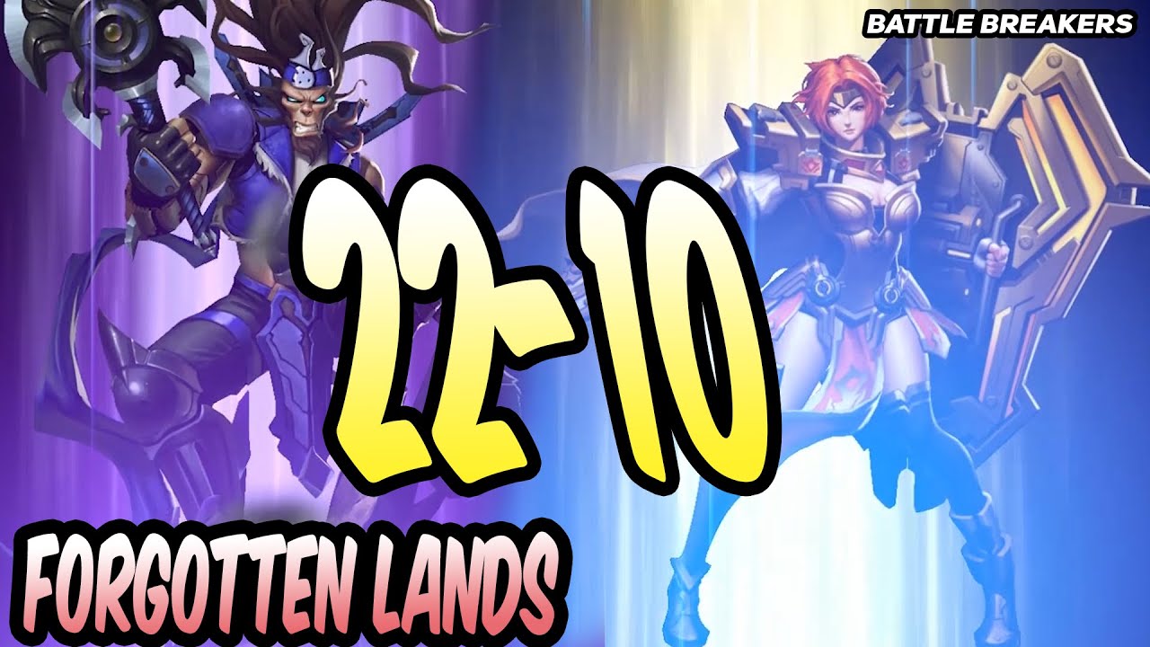 Battle Breakers Forgotten Lands 22-10 Light Vs Dark Wukong & Mirra [Epic Games]