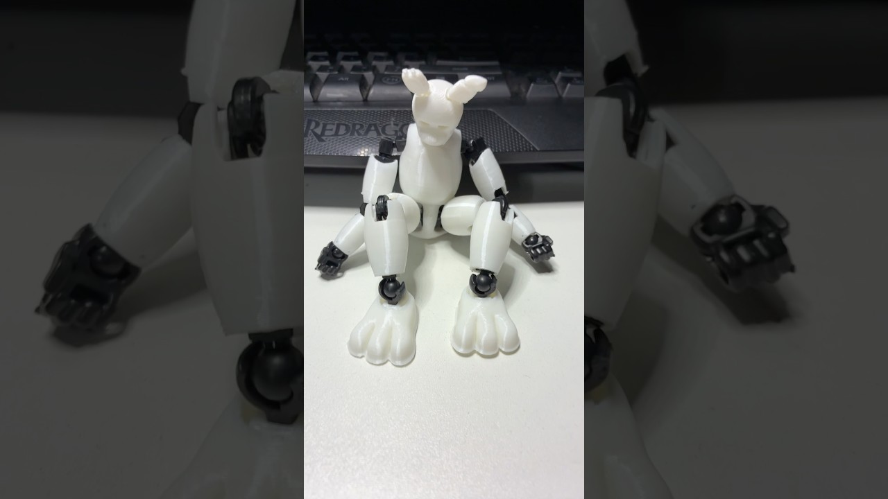 3-D printing a SpringBonnie action figure! 