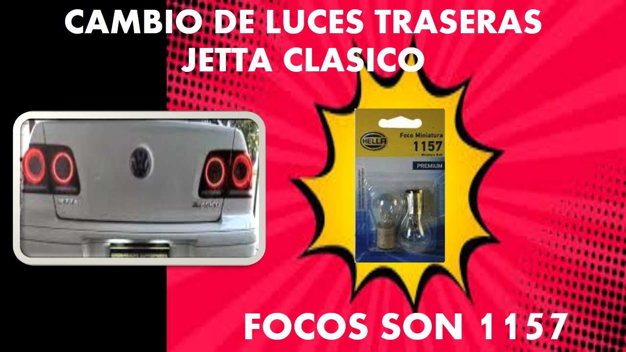 COMO CAMBIAR O REMPLAZAR FOCOS TRASEROS DE JETTA CLASICO, VENTO , BORA , MK5,MK4 ETC