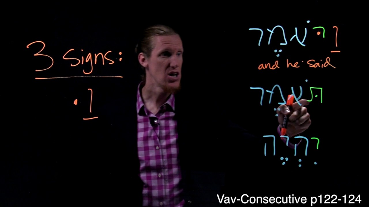 Intro to Hebrew Verbs: the Vav-Consecutive (p122-124)