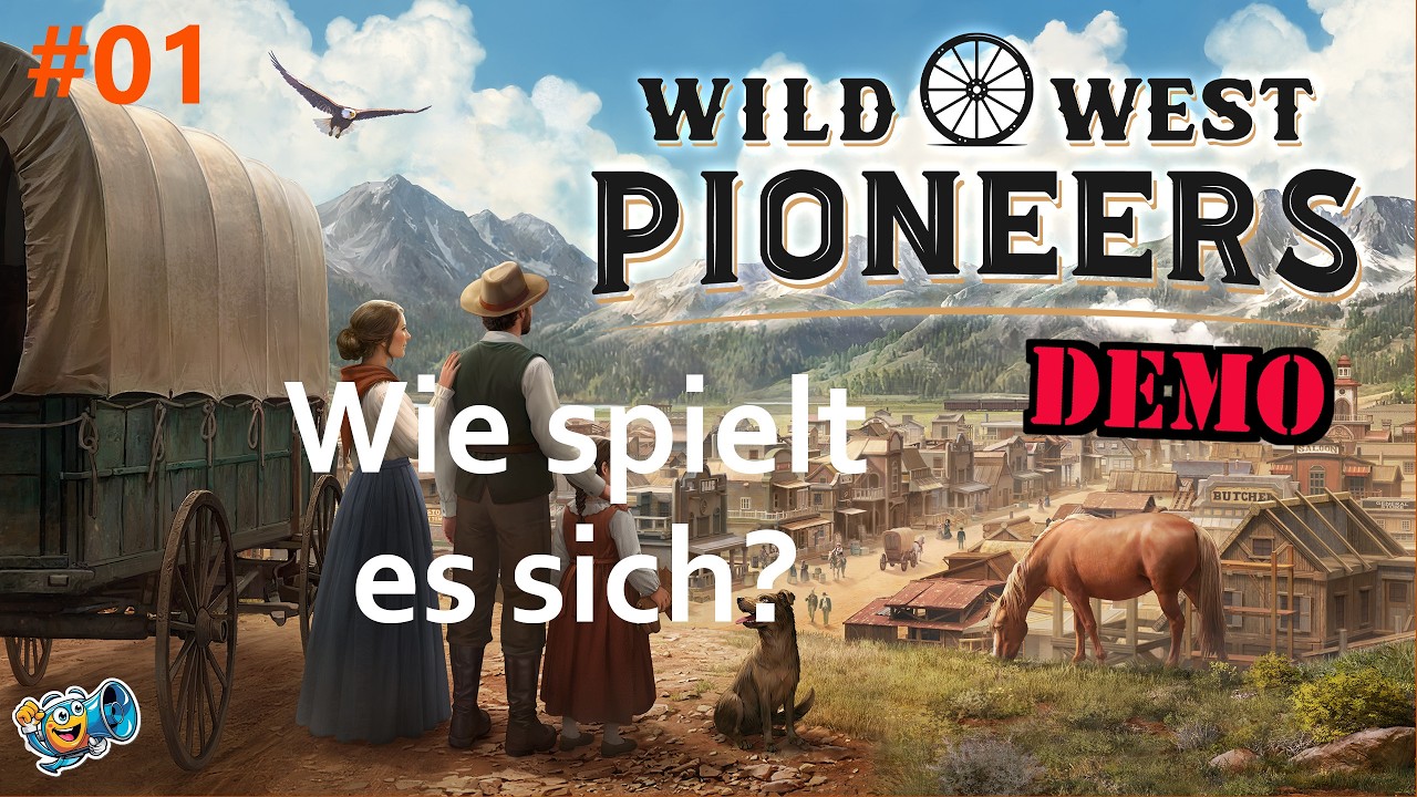 Wild West Pioneers - Wie gut ist der Siedlungsbau in Nordamerika? 🤠 Episode 01 🤠 Deutsch Demo