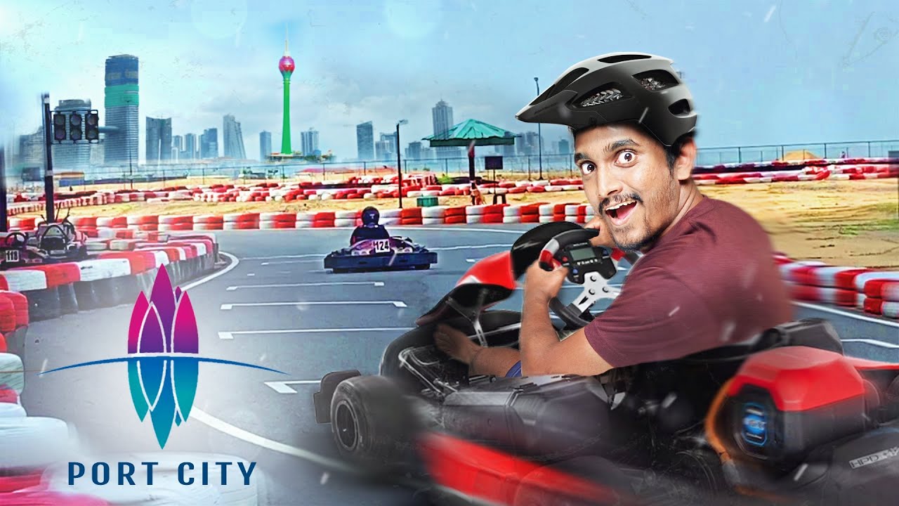 Port City Colombo Speedbay රැපියල් 3900/= Go cart Ride එක