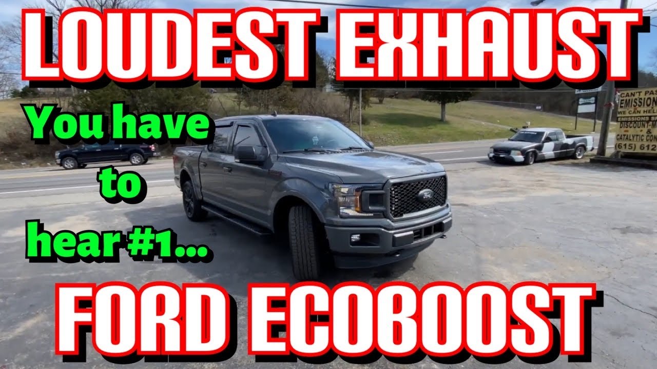 Top 5 LOUDEST EXHAUST Set Ups for Ford F-150 ECOBOOST V6!