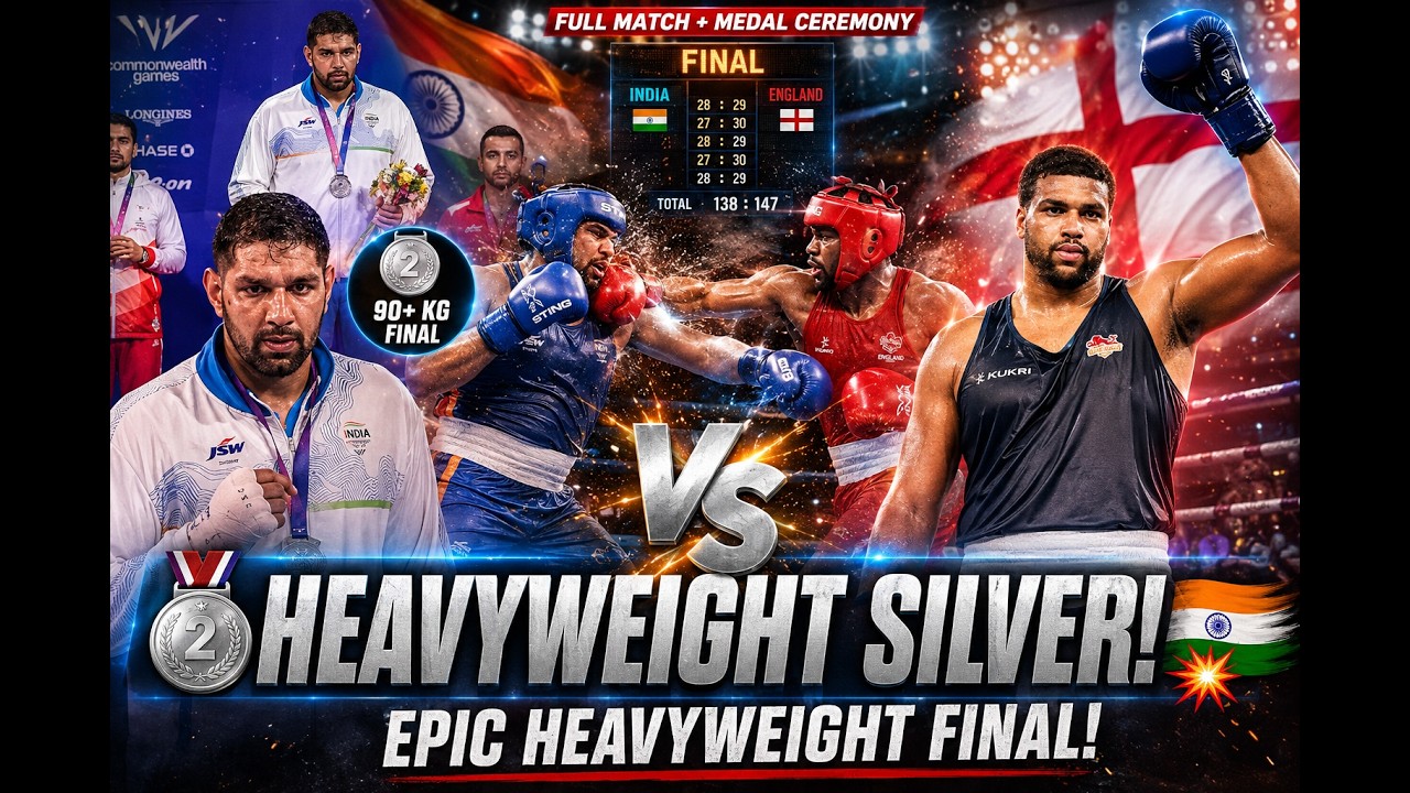 🥵🥵🥵मुंह की खाई Narender ने | 0-5 Defeat against Strong British Opponent | Men&rsquo;s 90+kg Final 🇮🇳🥈🥊🥊