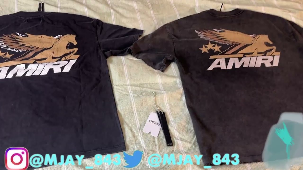 Real vs Fake Amiri Shirt ( How to spot the difference!)