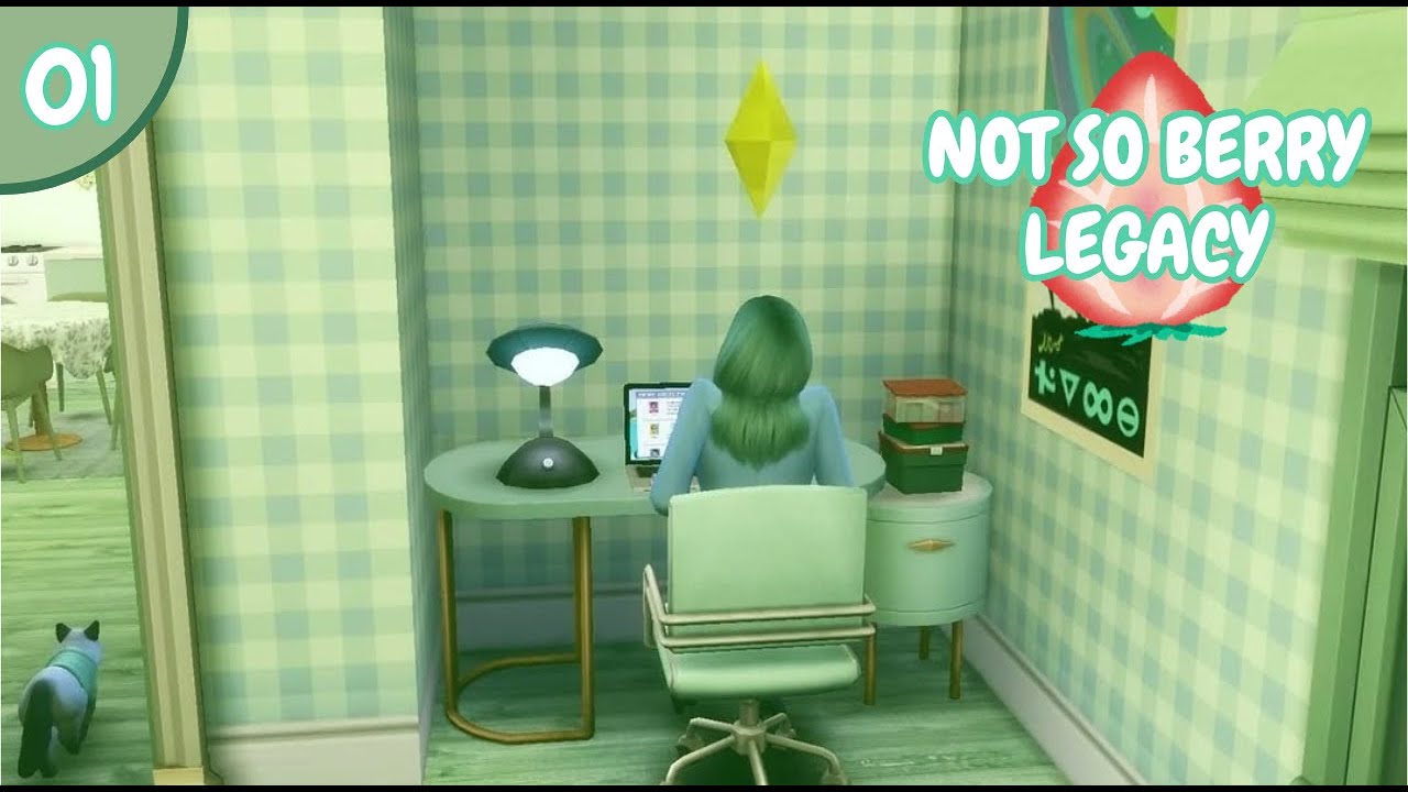 The Life Of A Mischievous Scientist 🩵 The Sims 4 - Not So Berry Legacy 🩵 Mint Gen 01 🧪