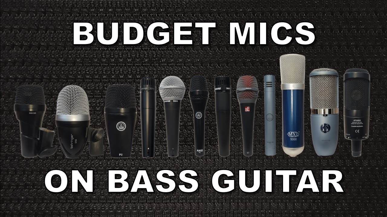 Budget Microphone Comparison on Bass Guitar