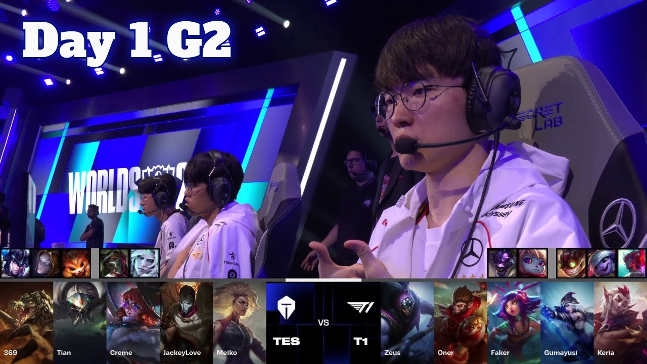 TES vs T1 | Day 1 LoL Worlds 2024 Swiss Stage | Top Esports vs T1 full
