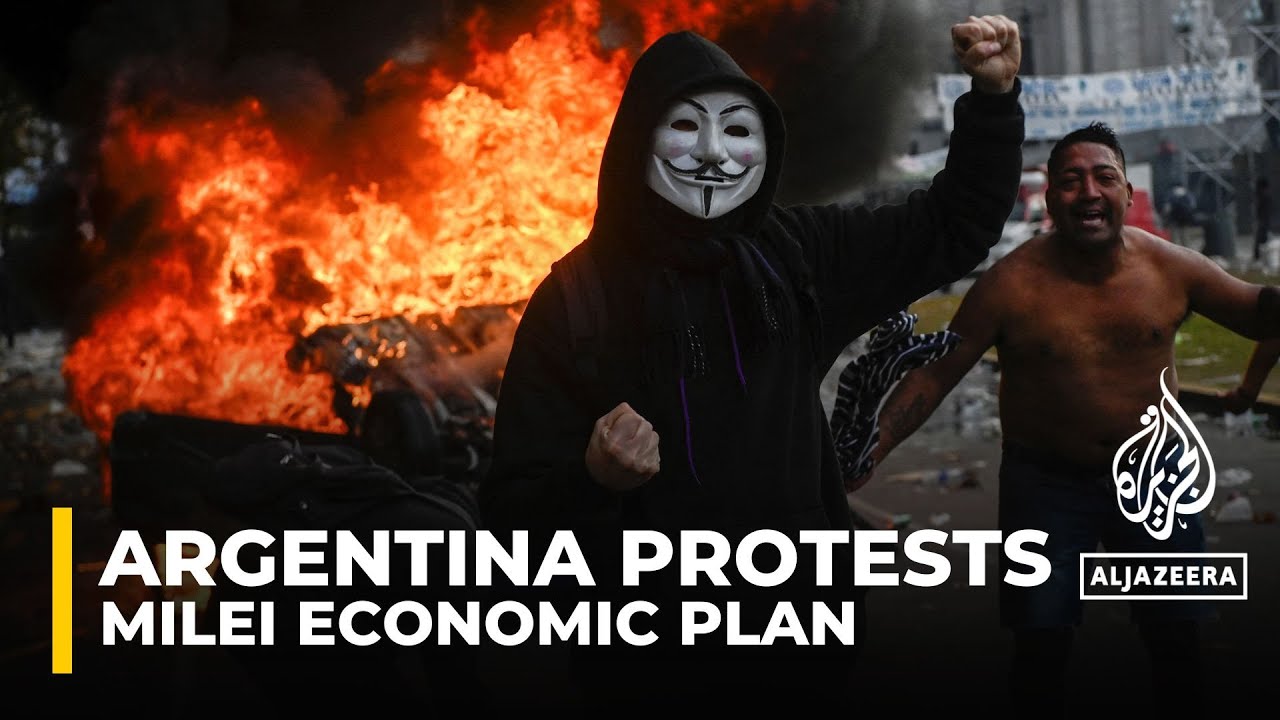 Clashes erupt between police and protesters as Argentina debates reform