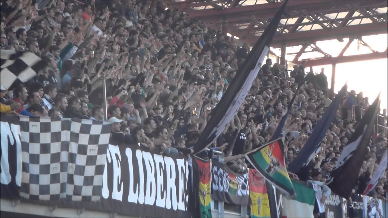 Cesena - Ternana 1-1: Tifo Curva Sud Cesena.