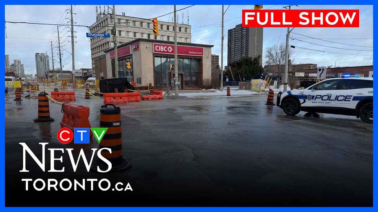 Water main break impacts major intersection in Mississauga | CTV News Toronto at Six for Dec.30 2025