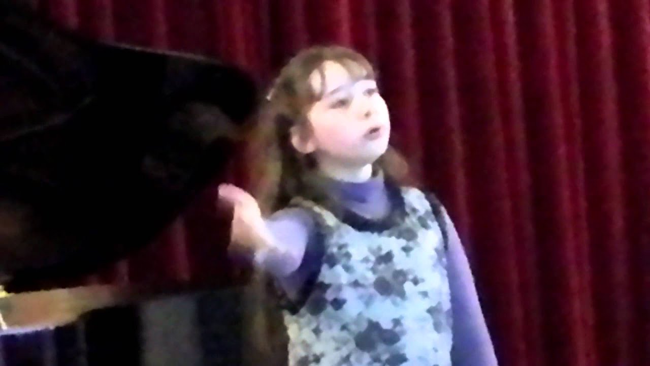 Ave Maria di Shubert canta Nadege 9 anni