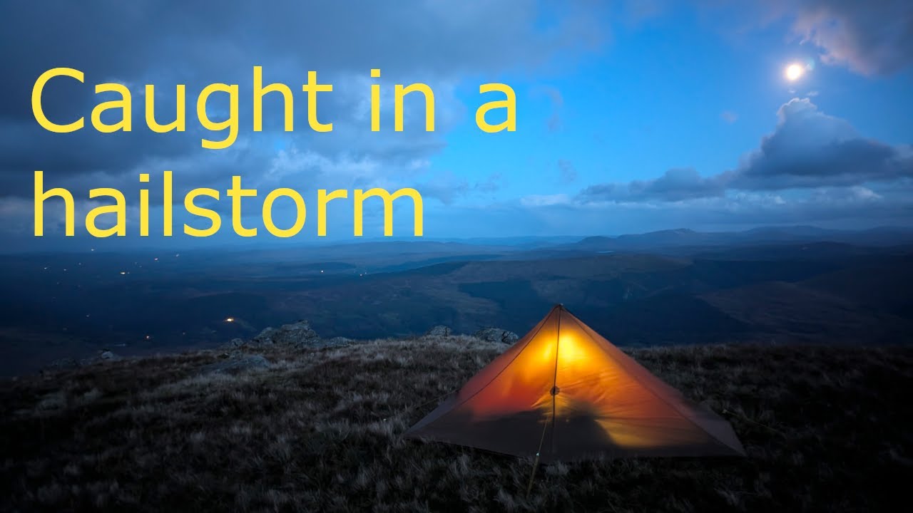 A Solo Mountain Camping Adventure In Bad Weather | Lanshan 1