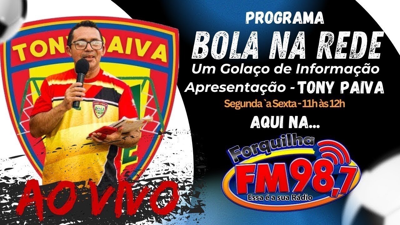 PROGRAMA BOLA NA REDE COM TONY PAIVA