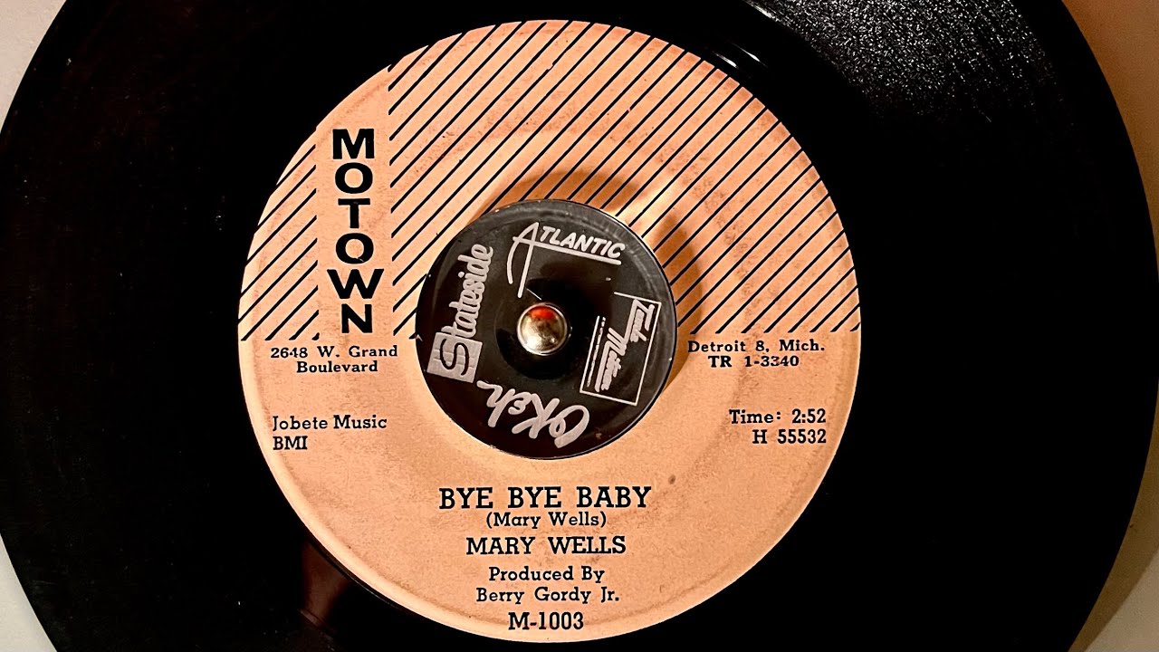 Mary Wells Bye Bye Baby 1960 Motown sounds 