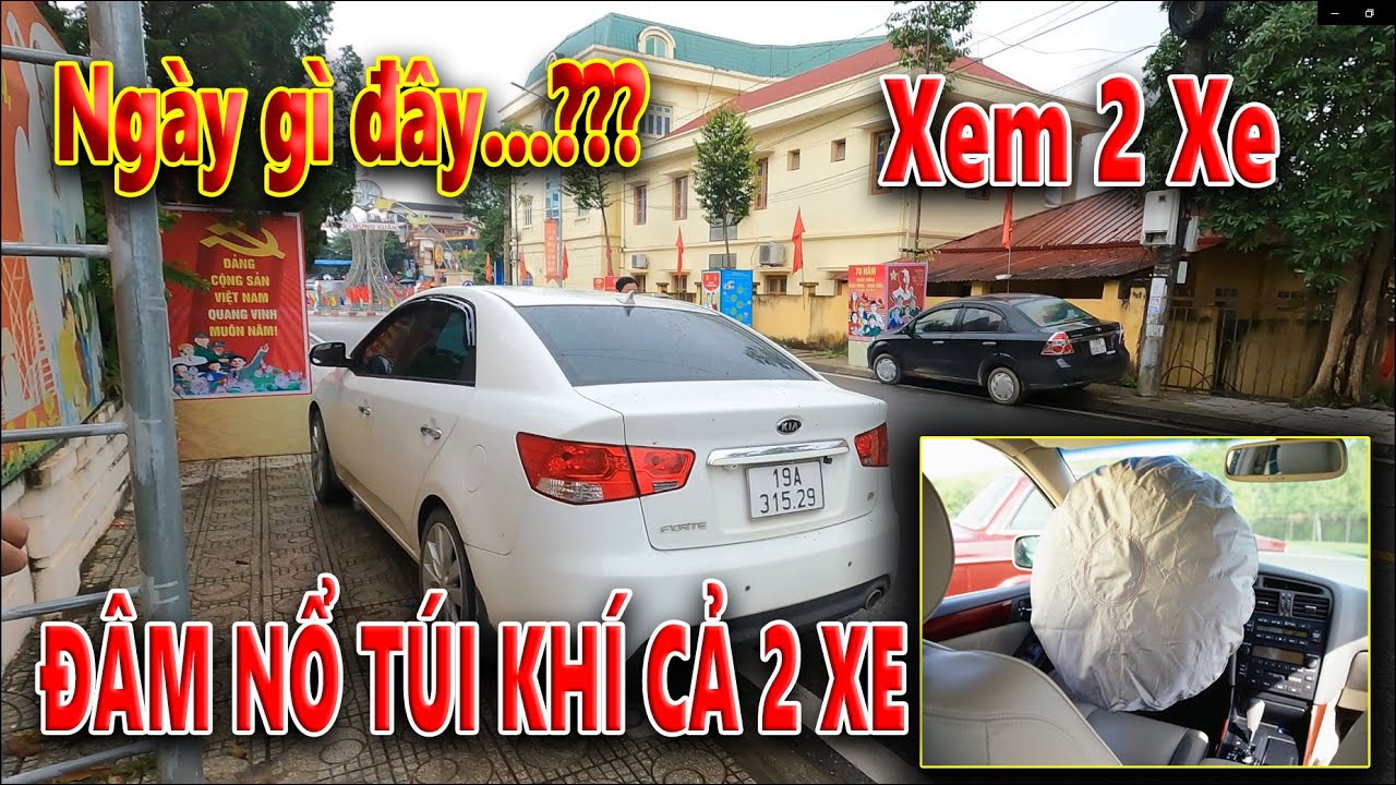 Hành trình đi Phú Thọ mua Xe đâm đầu bung túi khí của AE Việt Bắc Car